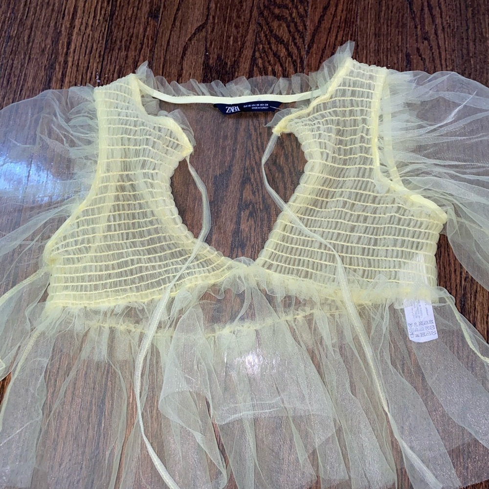 Zara babydoll top